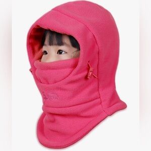 Kids Windproof Double Thick Fleece Hoody